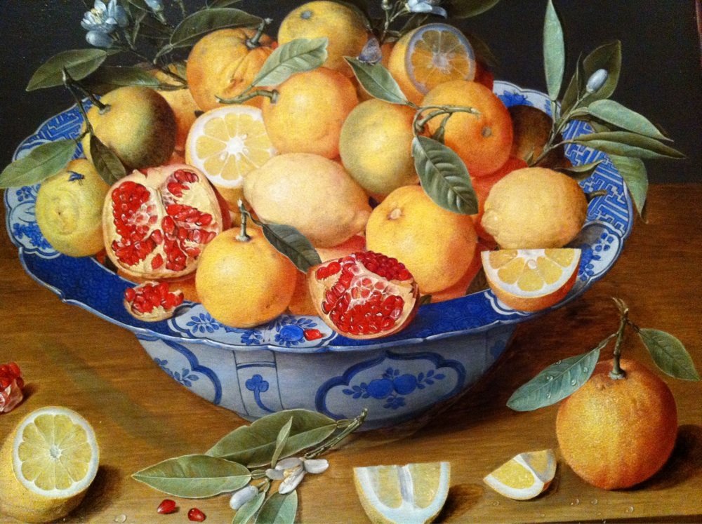 Jacob van Hulsdonck - Still Life with Lemons, Oranges and a Pomegranate - 1620